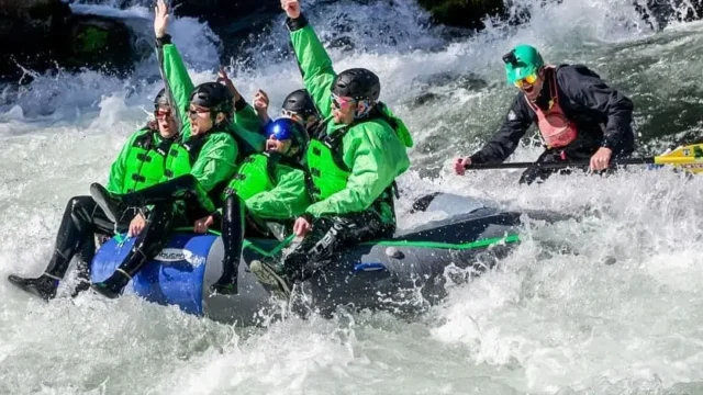 CRO Rafting with a family in Washington.