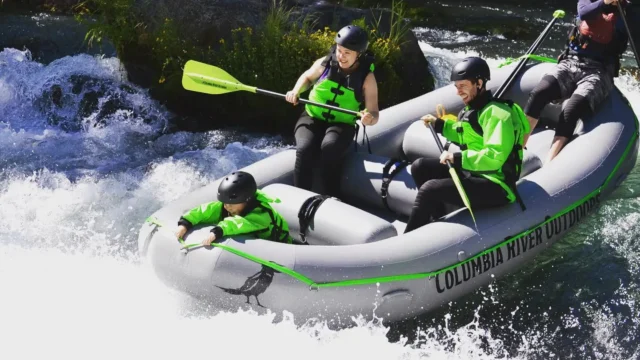 CRO Rafting with a family in Washington.