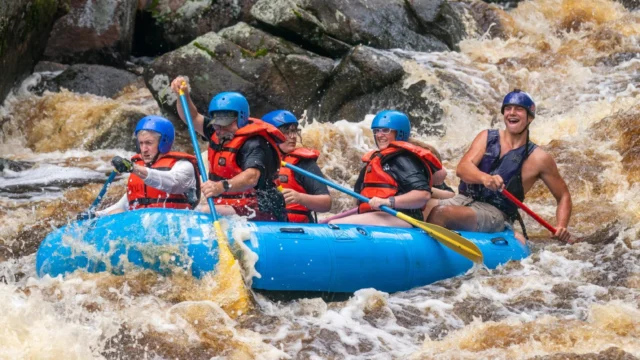 Kosir's Rafting Smiling Guide.