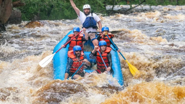 Kosir's Rafting epic big water day.