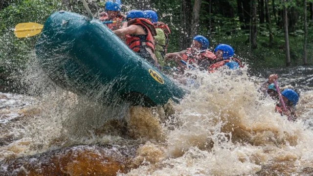 Kosir's Rafting the Peshtigo River.