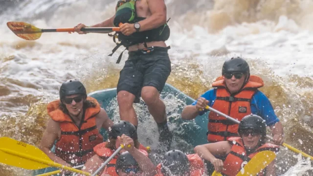 Kosir's Rafting the Peshtigo River.