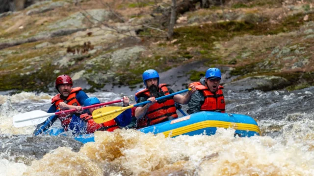 Kosir's Rafting the Peshtigo River.