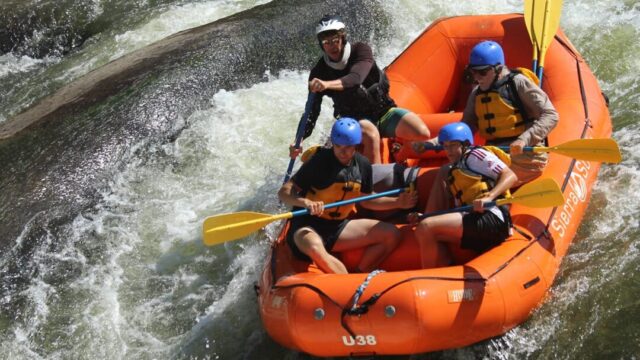 Whitewater rafting on the Kern River with Sierra South Mountain Sports.
