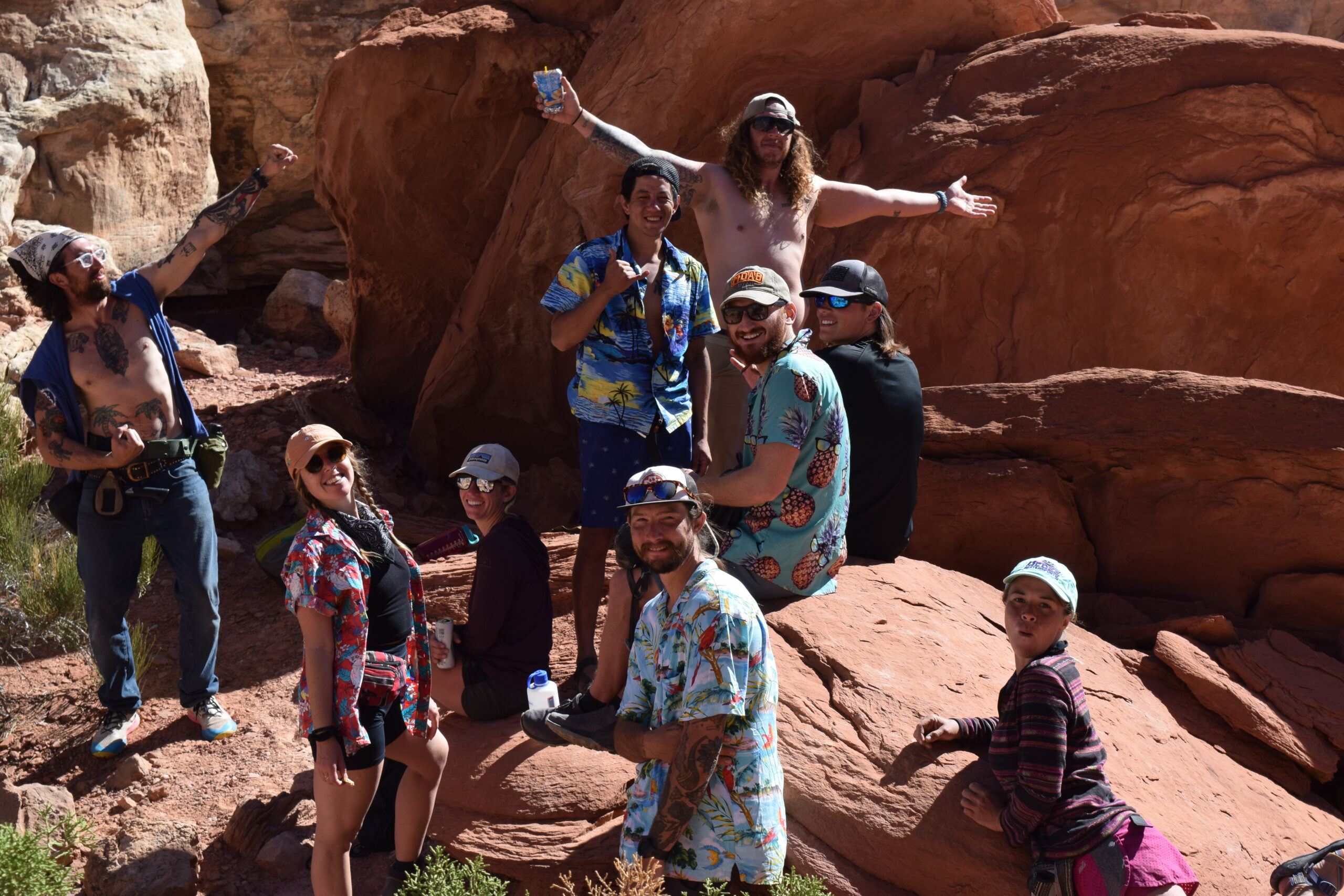 rock climbing moab utah cataract canyon