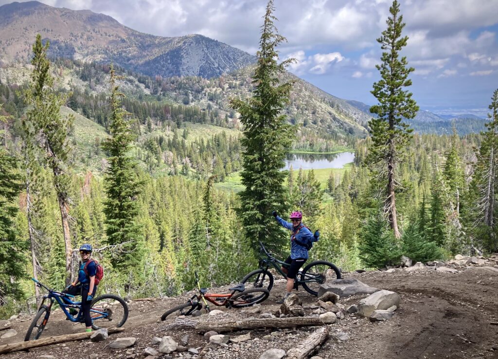 mountian biking lake tahoe california