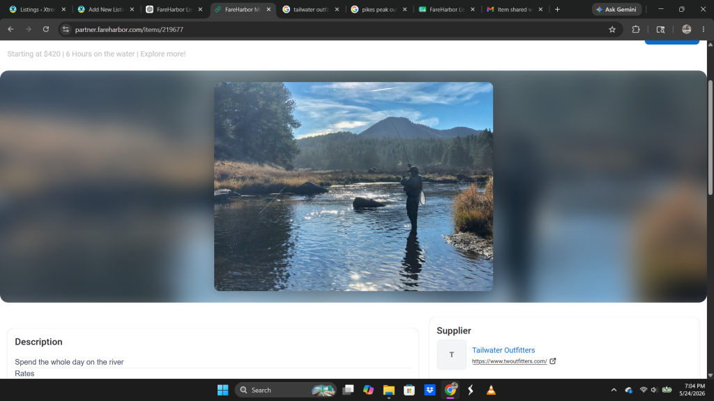 A fly fisherman in a mountain lake.