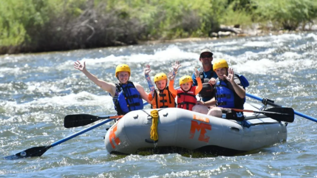family rafting