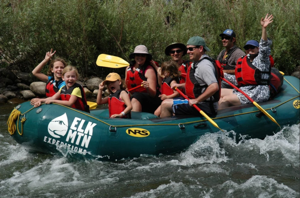 family rafting