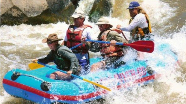 Rafting in New Mexico.