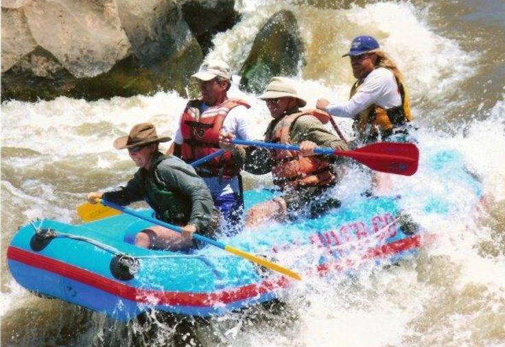 Rafting in New Mexico.